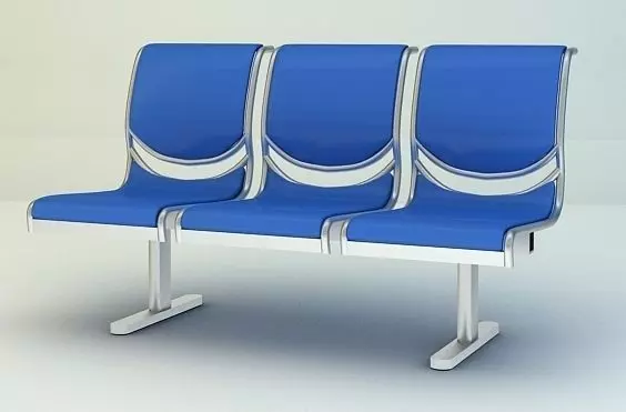 Airport Seat 3D model_0