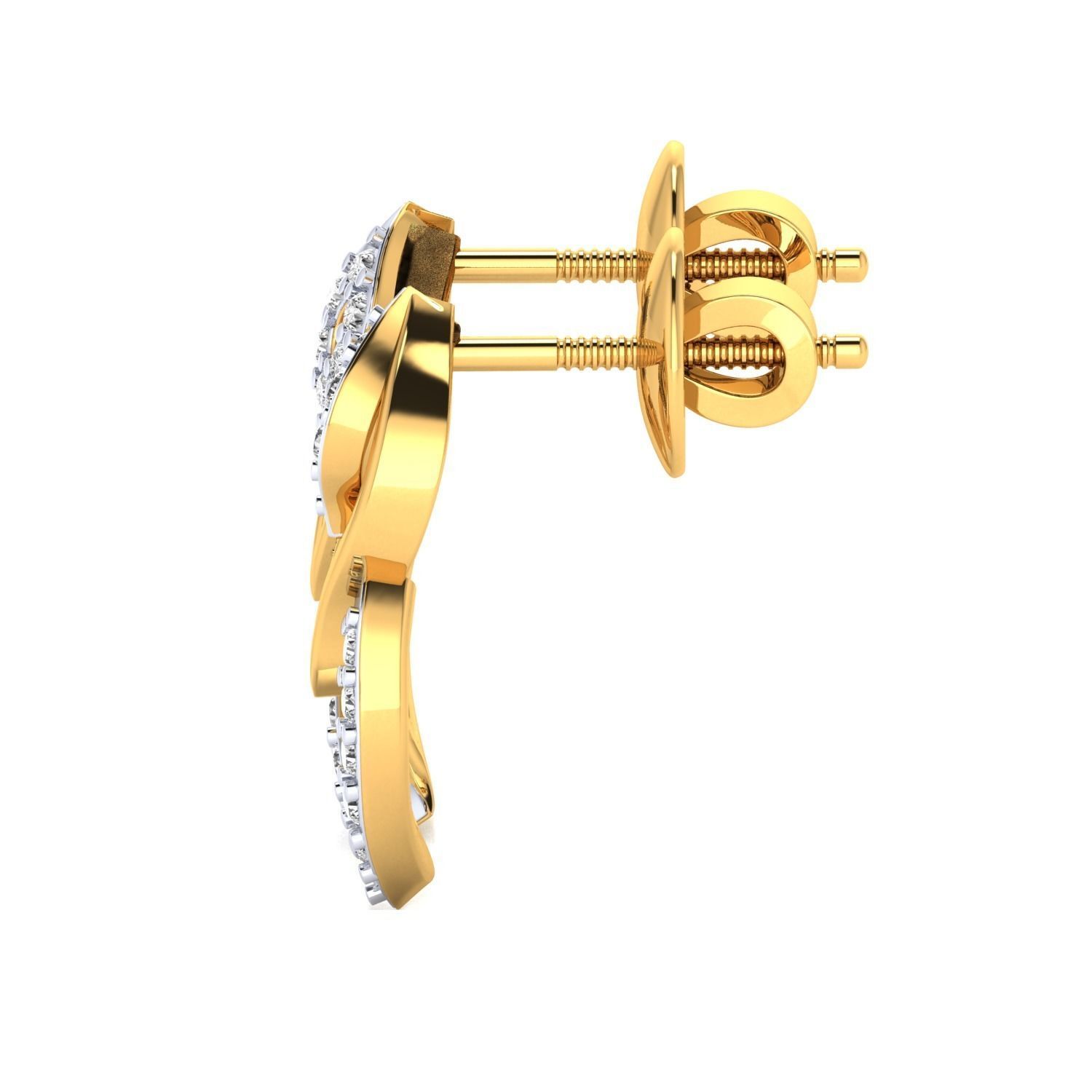 Women earrings 3dm render detail 3D print model 3D print model_13