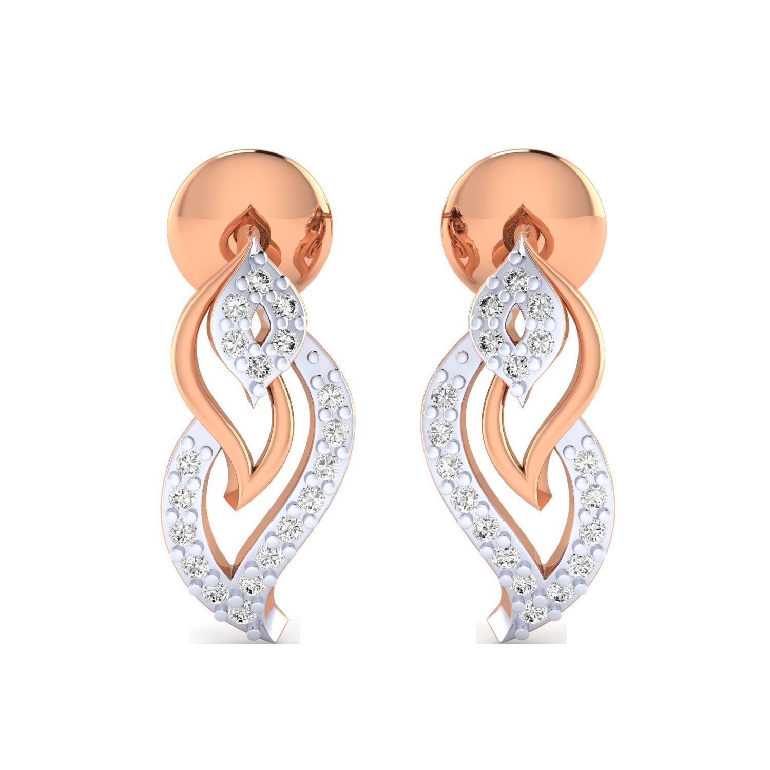 Women earrings 3dm render detail 3D print model 3D print model_14