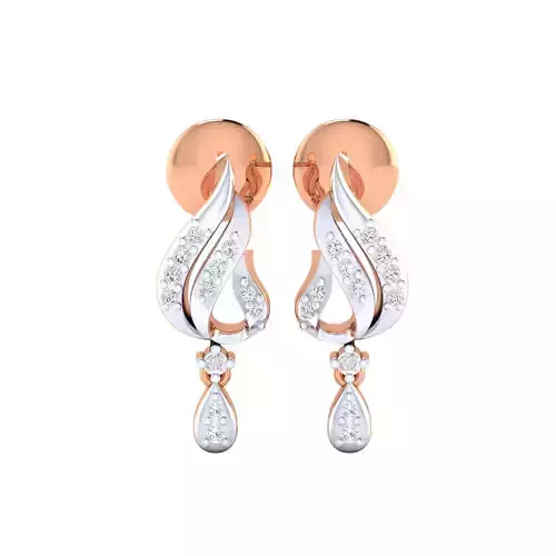 Women earrings 3dm render detail 3D print model