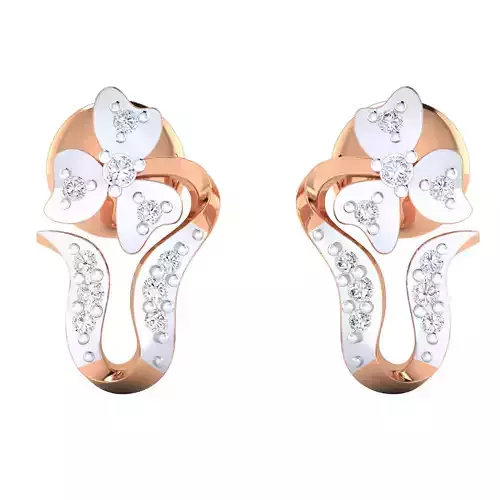 Women earrings 3dm render detail 3D print model
