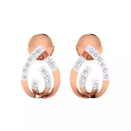 Women earrings 3dm render detail 3D print model