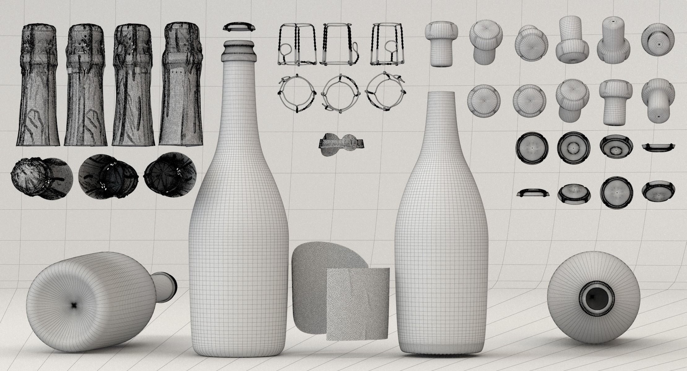 No-name Coroneti Champagne 3D model_9