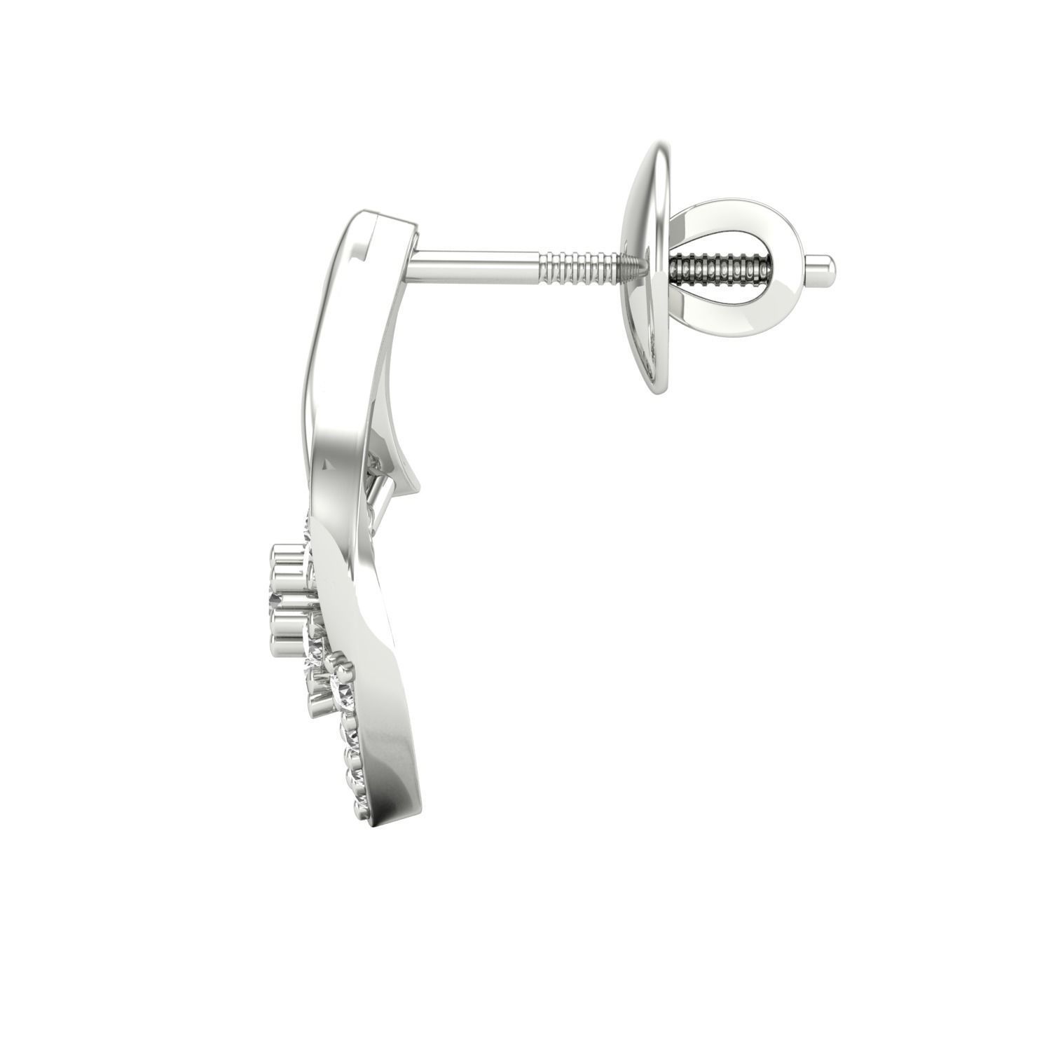 Women earrings 3dm render detail 3D print model 3D print model_10