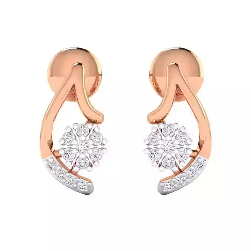 Women earrings 3dm render detail 3D print model