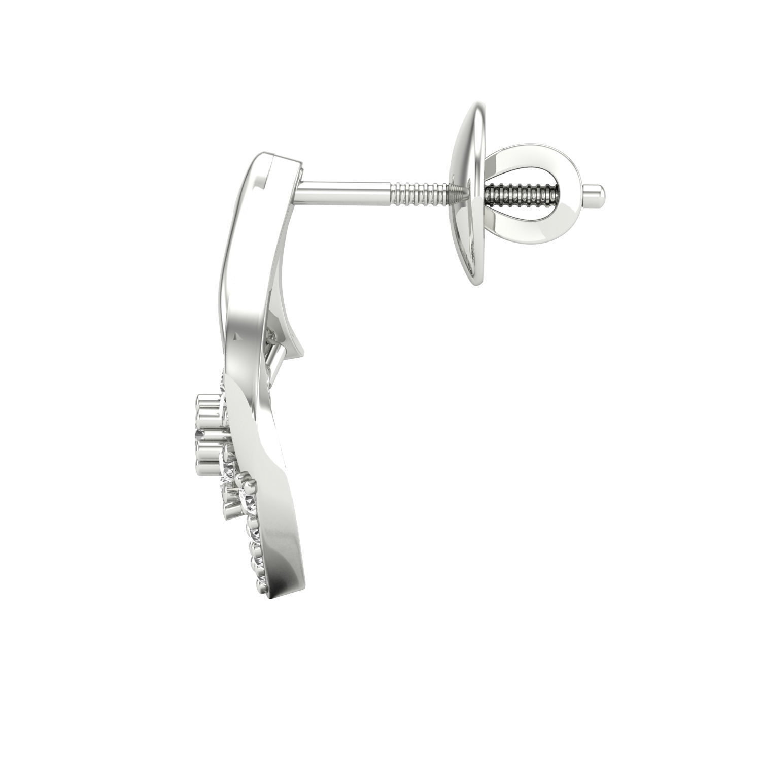 Women earrings 3dm render detail 3D print model 3D print model_9