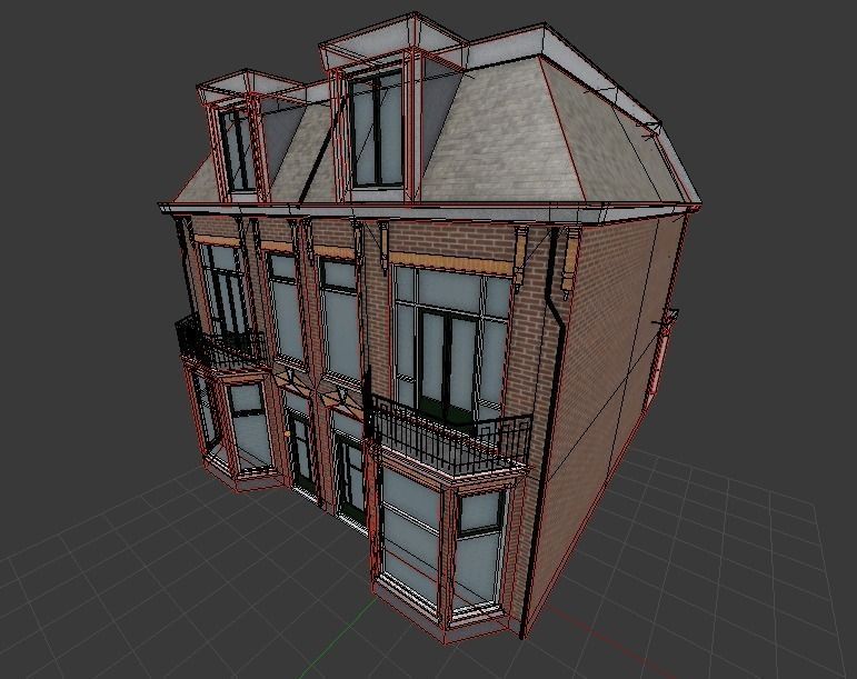 High Detail 3D Model - CityHouse 3D model_4