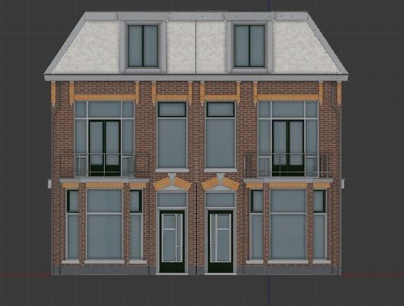 High Detail 3D Model - CityHouse 3D model_2