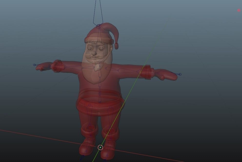 Santa Claus 3D Model Low-poly 3D model_11