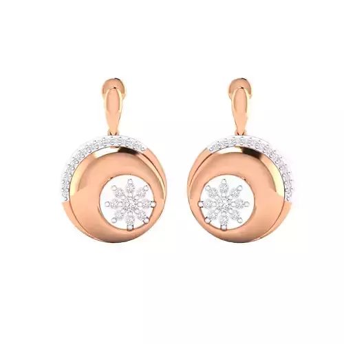 Women earrings 3dm jcd render detail 3D print model 3D print model