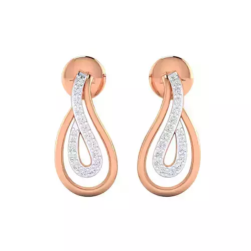 Women earrings 3dm render detail 3D print model 3D print model