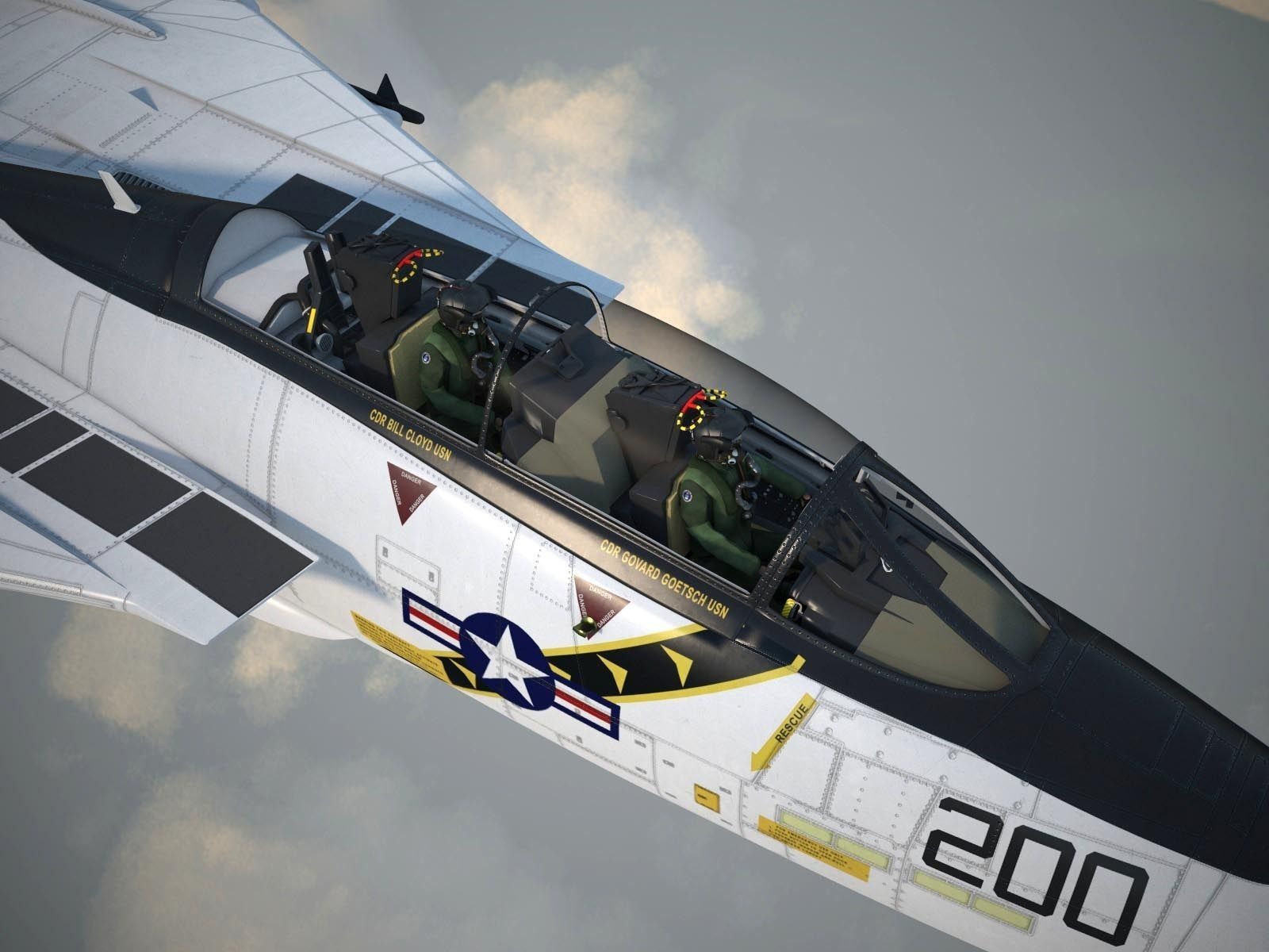 F-14A Tomcat VF-84 Jolly Rogers 1977 3D model_11