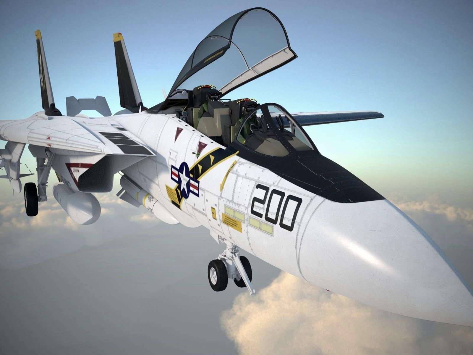 F-14A Tomcat VF-84 Jolly Rogers 1977 3D model_19
