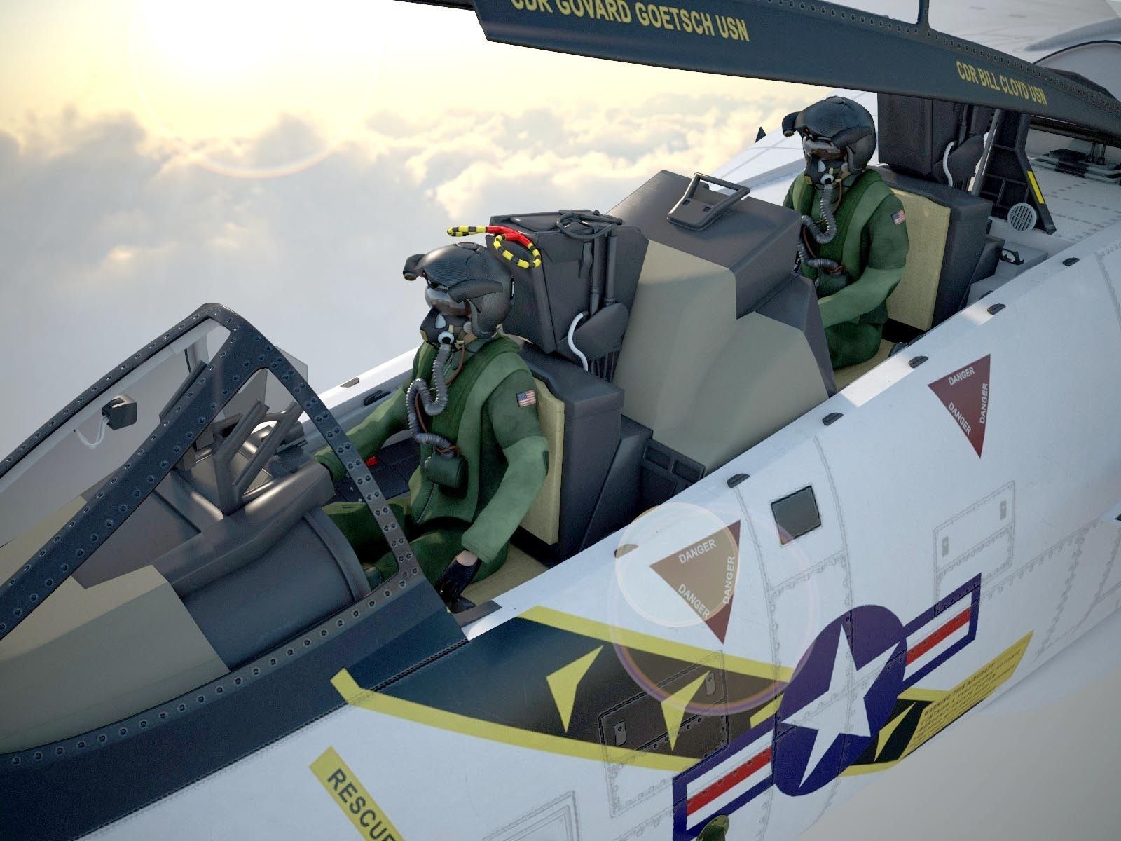 F-14A Tomcat VF-84 Jolly Rogers 1977 3D model_20