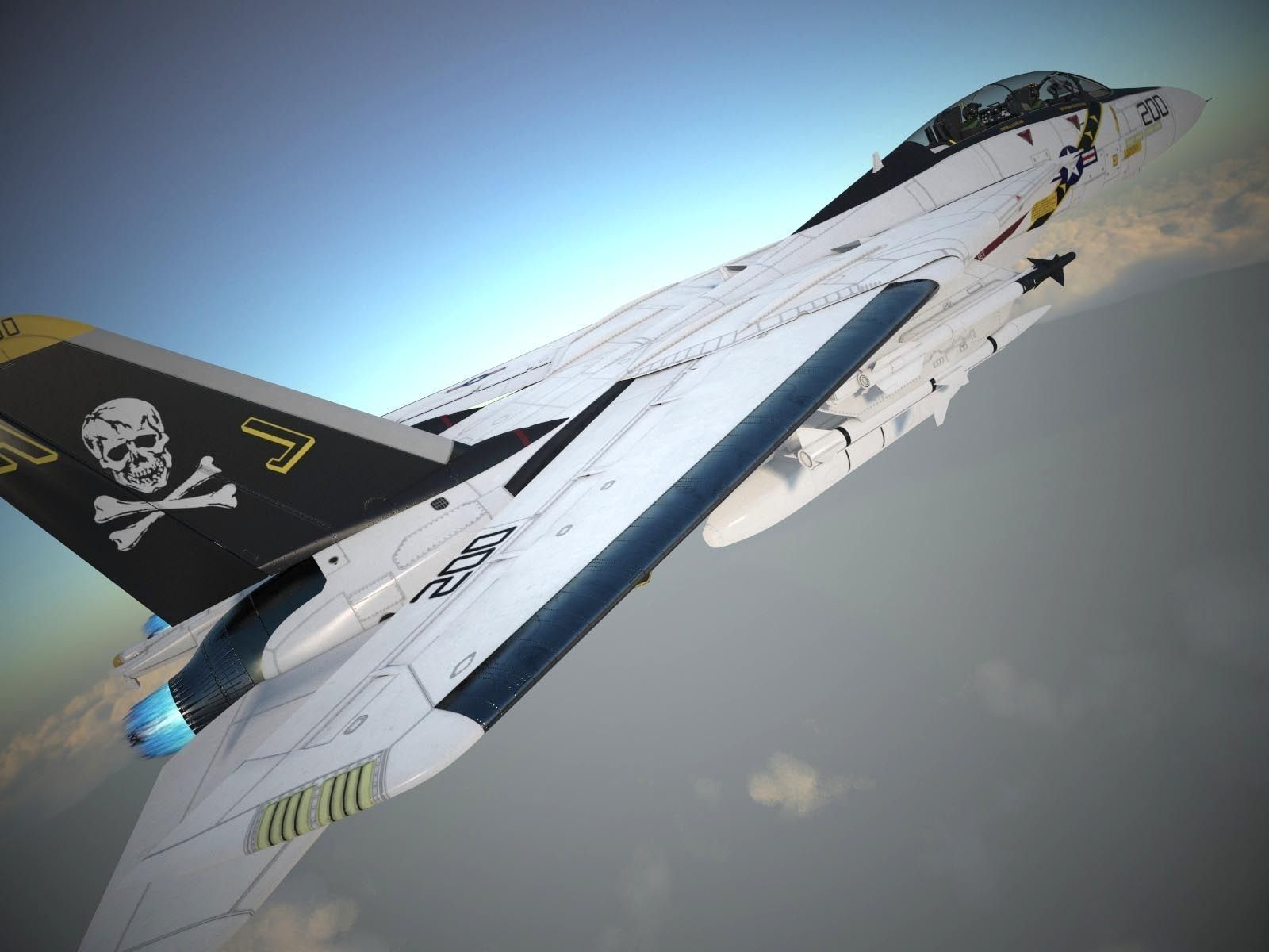 F-14A Tomcat VF-84 Jolly Rogers 1977 3D model_26