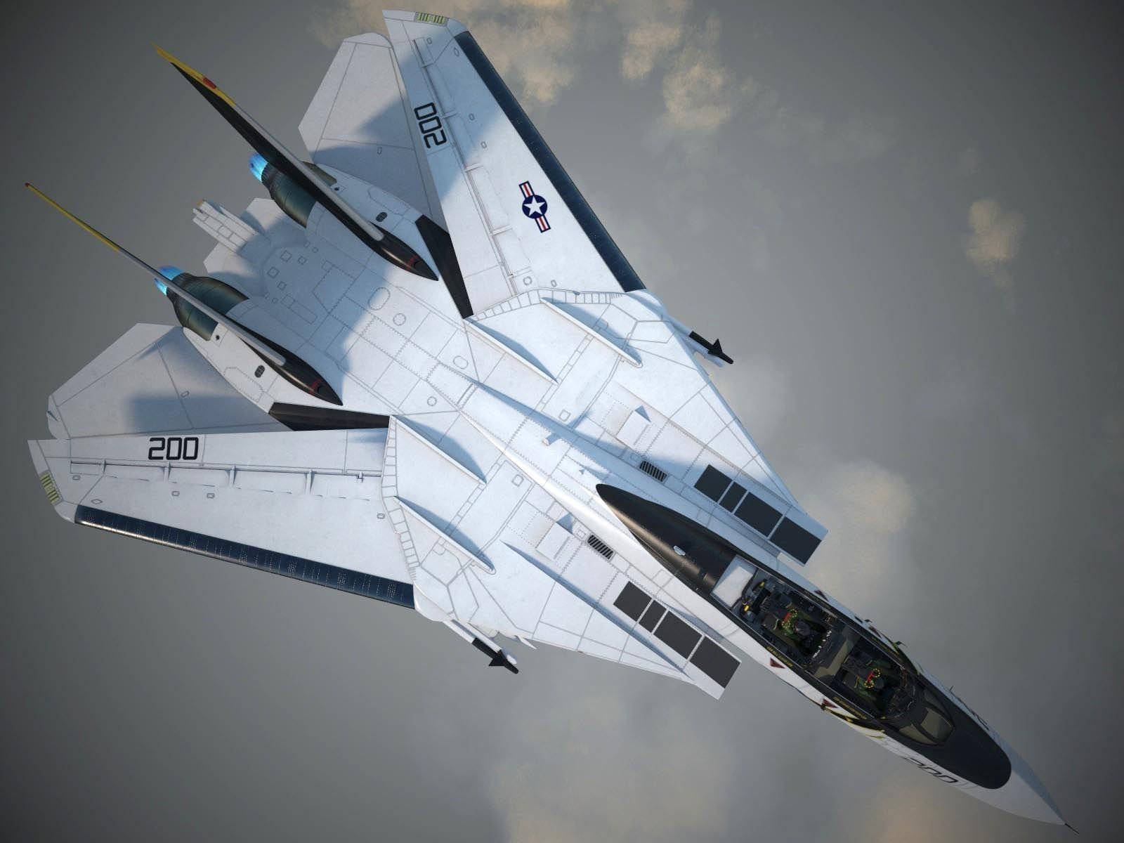 F-14A Tomcat VF-84 Jolly Rogers 1977 3D model_30