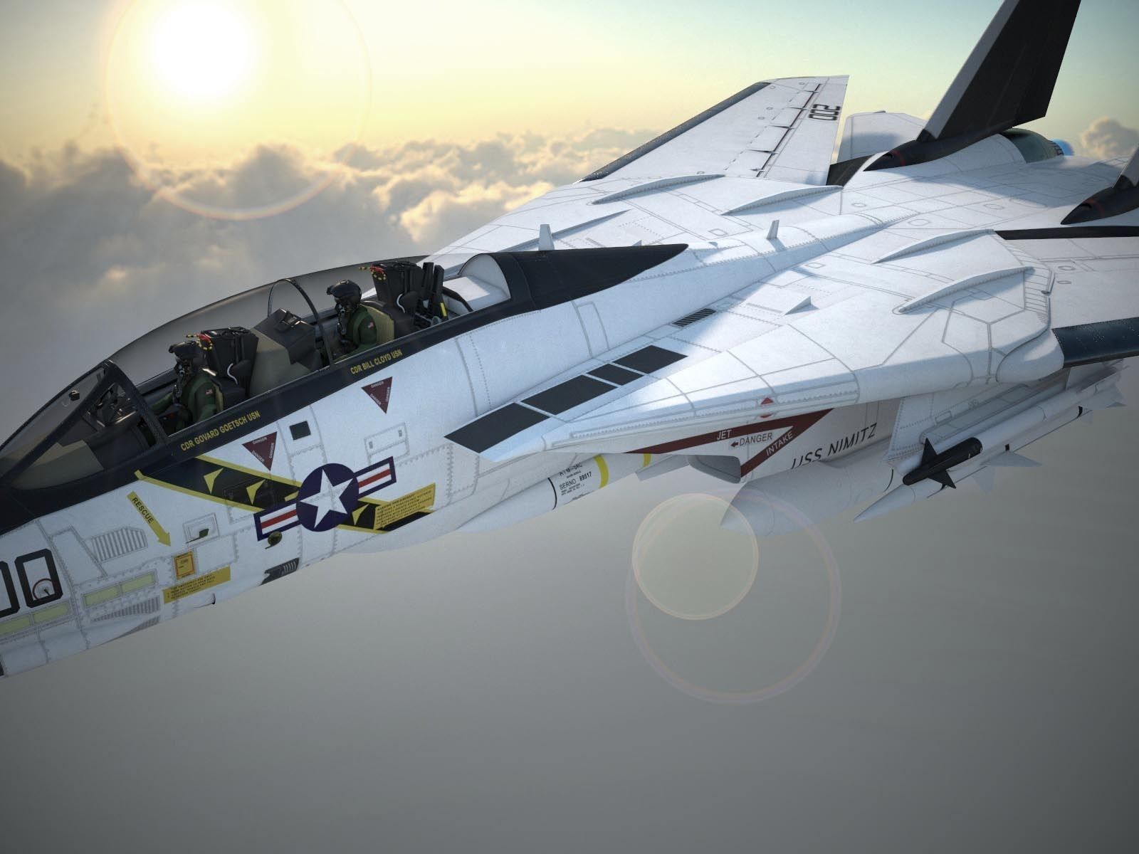 F-14A Tomcat VF-84 Jolly Rogers 1977 3D model_6