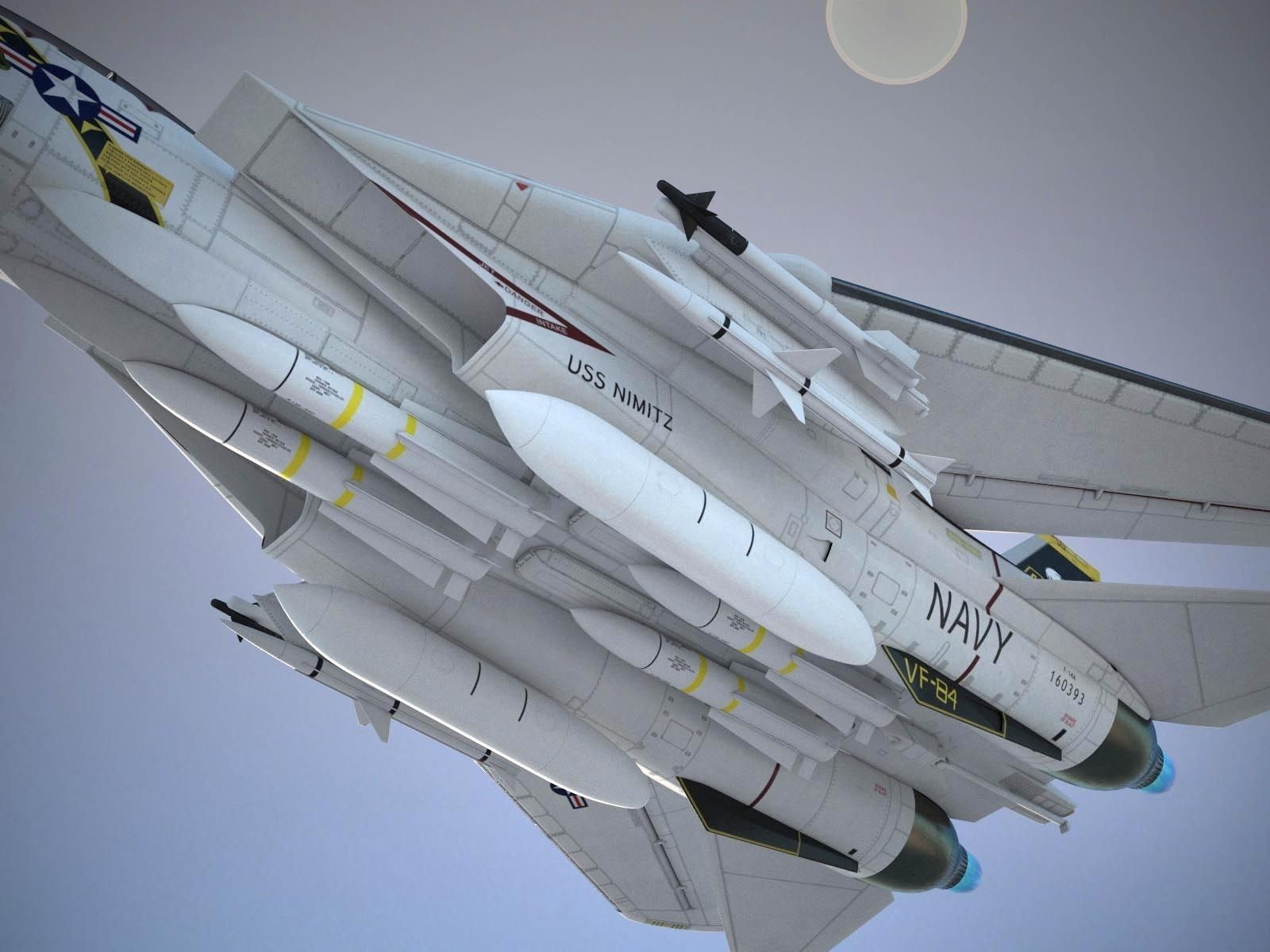 F-14A Tomcat VF-84 Jolly Rogers 1977 3D model_7