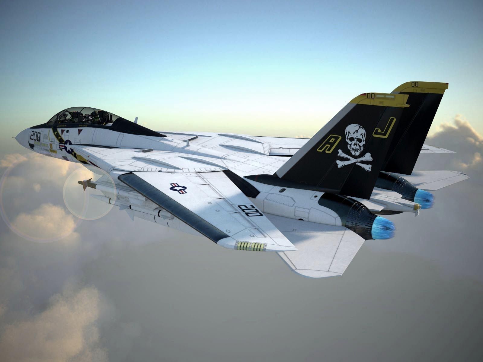 F-14A Tomcat VF-84 Jolly Rogers 1977 3D model_8