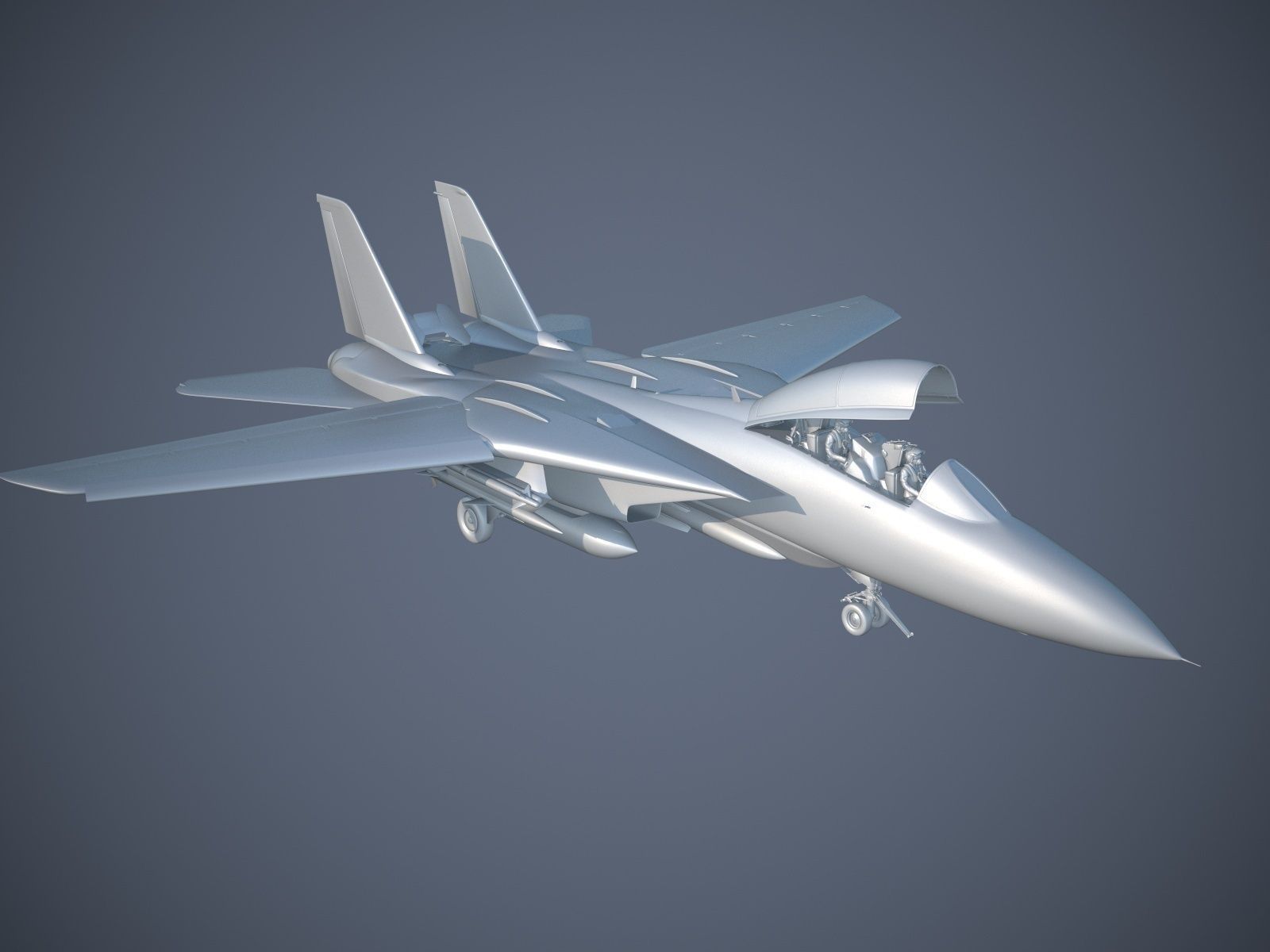 F-14A Tomcat VF-84 Jolly Rogers 1977 3D model_34