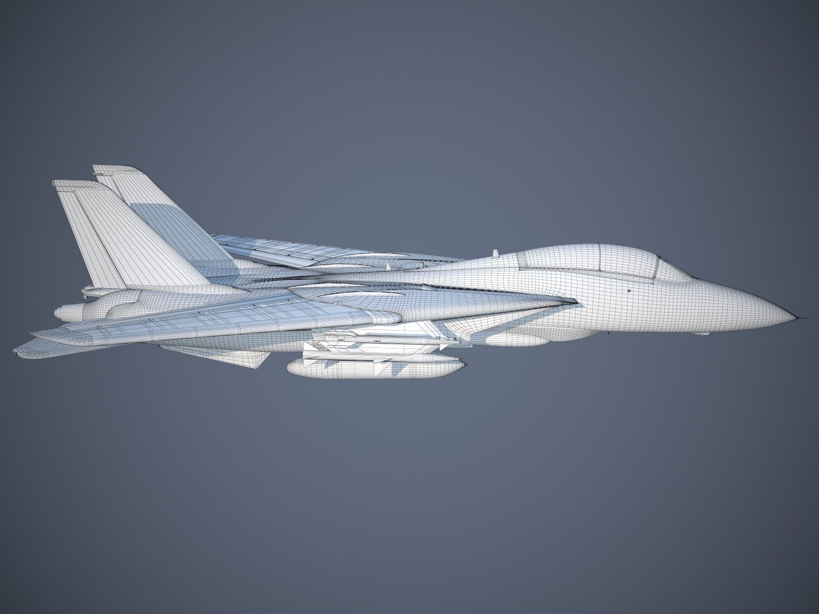 F-14A Tomcat VF-84 Jolly Rogers 1977 3D model_39