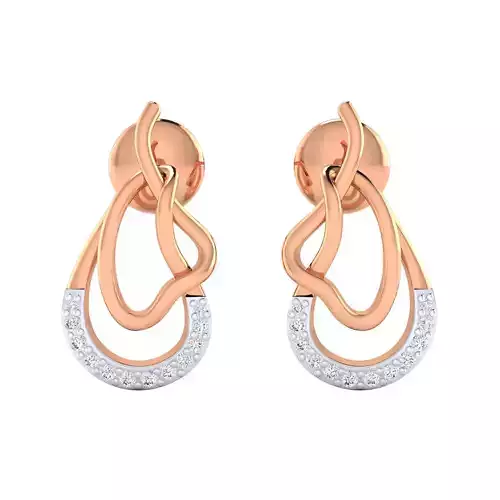 Women earrings 3dm jcd render detail 3D print model 3D print model
