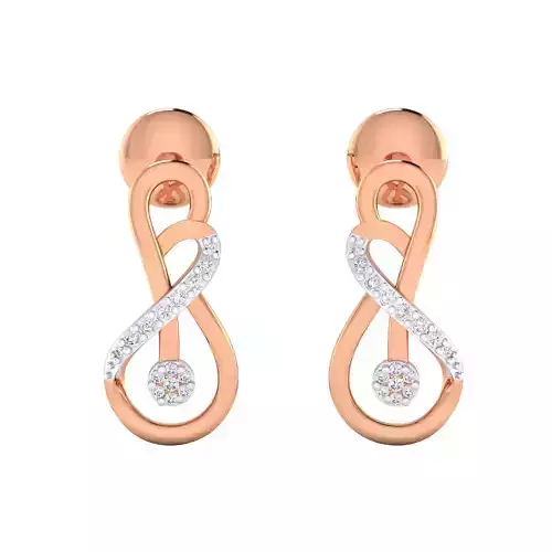 Women earrings 3dm render detail 3D print model