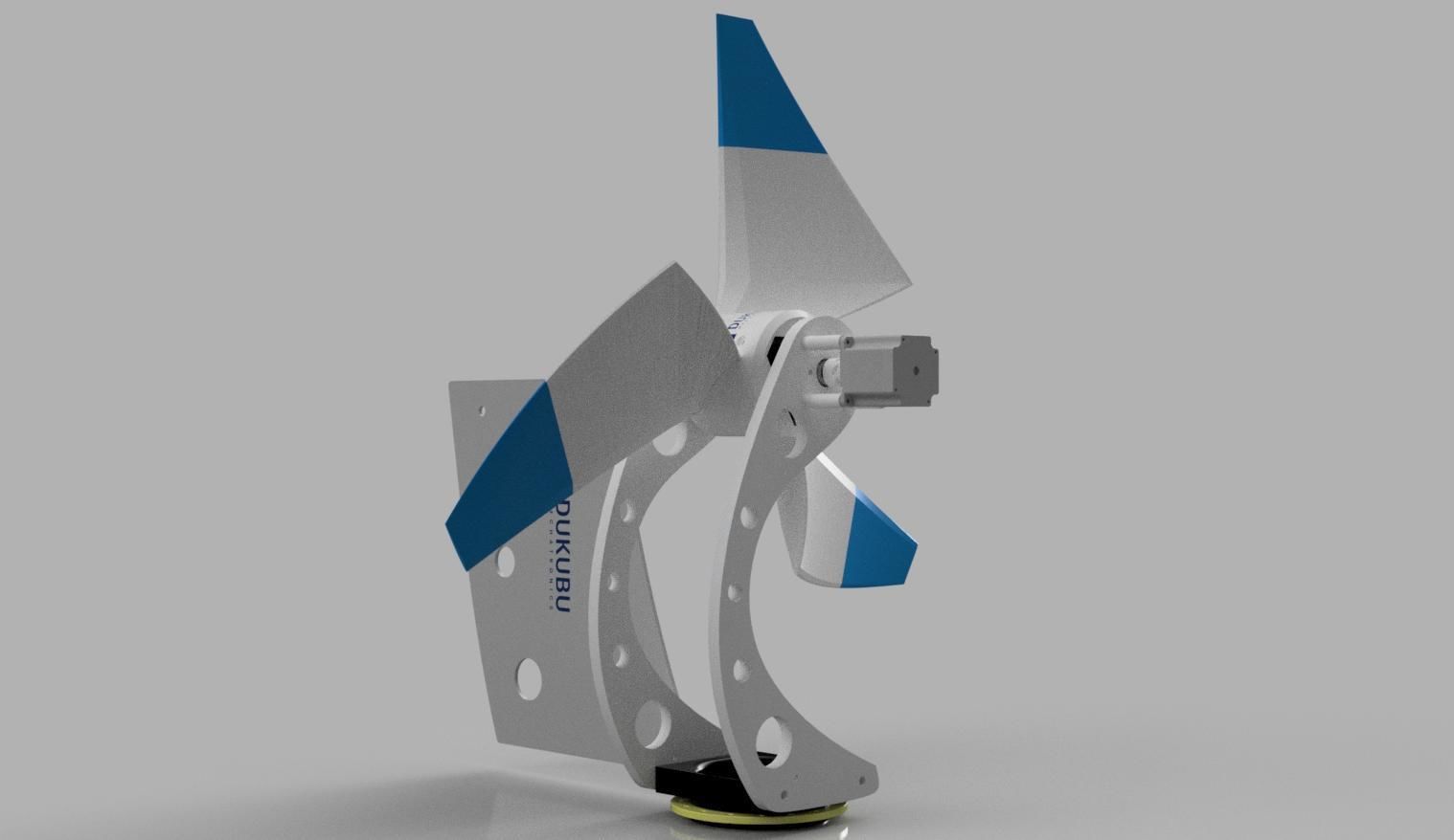 Advanced Horizontal Axis Wind Turbine 3D model 3D printable CGTrader