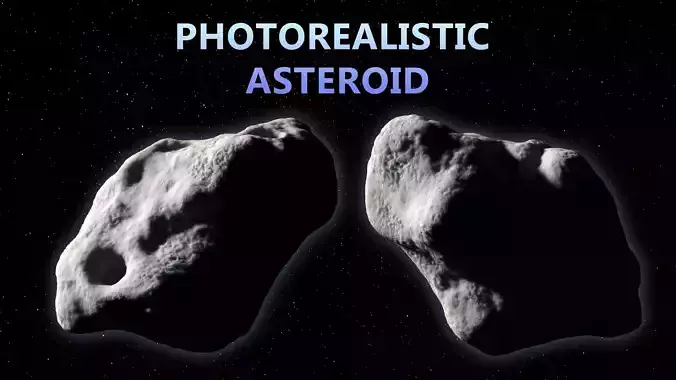 Photorealistic Asteroid 3D model