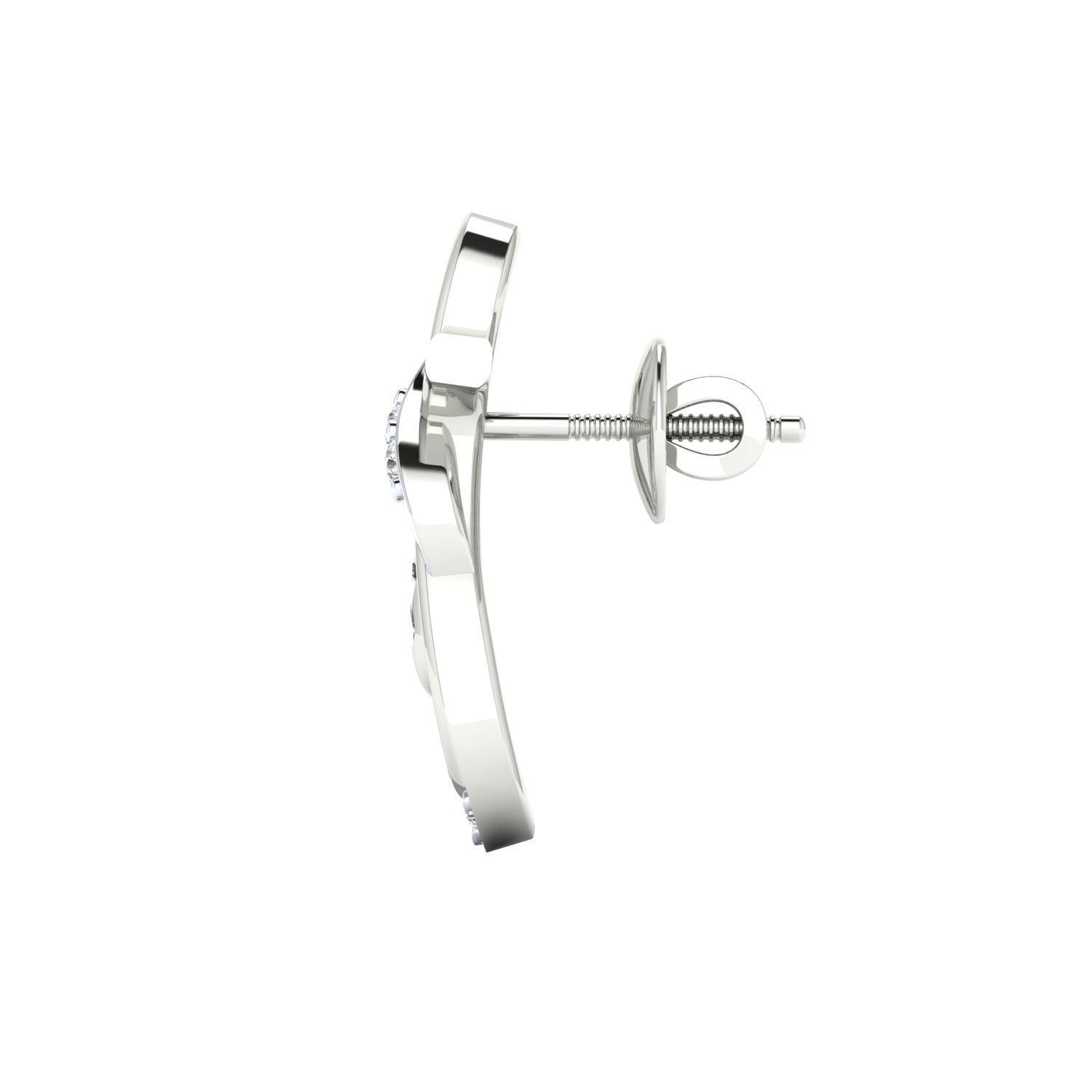 Women earrings 3dm render detail 3D print model 3D print model_15