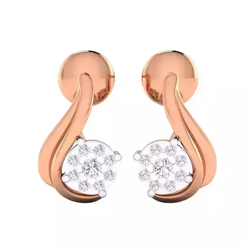Women earrings 3dm render detail 3D print model