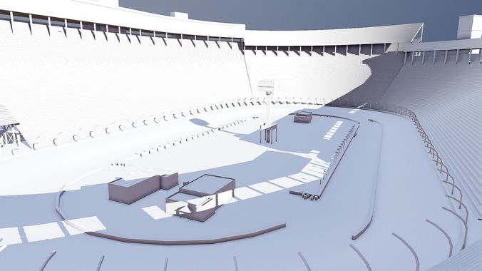 Bristol Motor Speedway Arena 3D model_7
