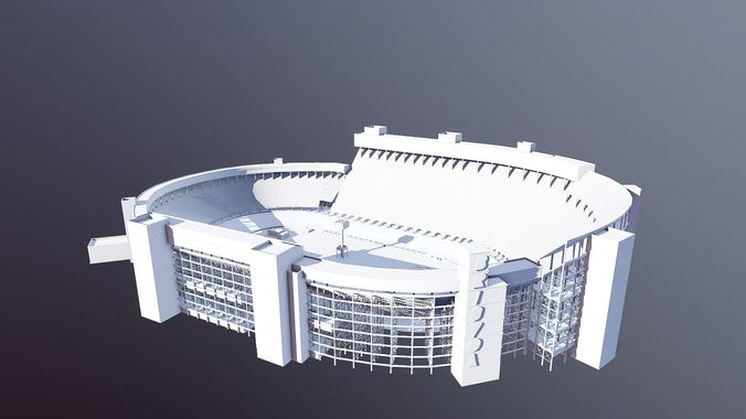 Bristol Motor Speedway Arena 3D model_2