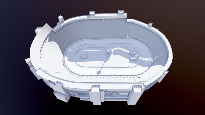 Bristol Motor Speedway Arena 3D model_3