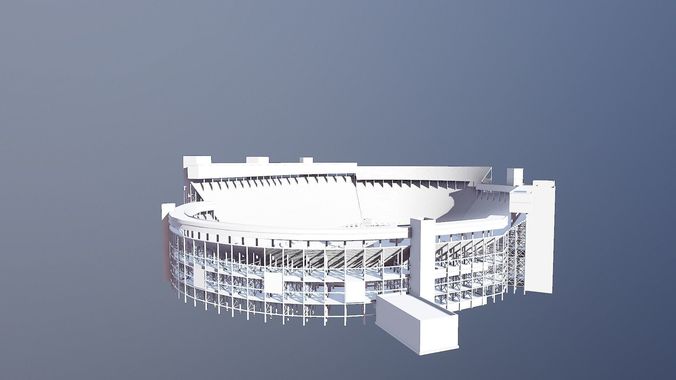 Bristol Motor Speedway Arena 3D model_5