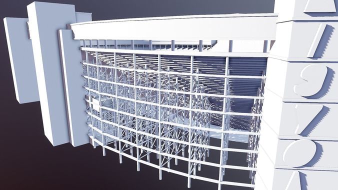 Bristol Motor Speedway Arena 3D model_9