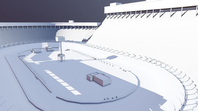 Bristol Motor Speedway Arena 3D model_6
