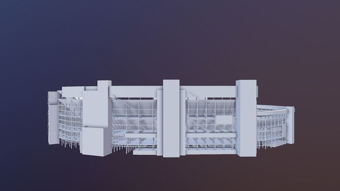 Bristol Motor Speedway Arena 3D model_8