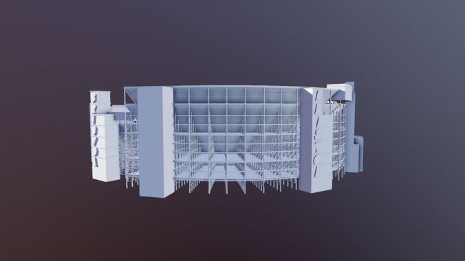 Bristol Motor Speedway Arena 3D model_4