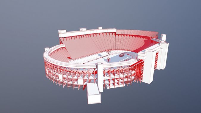 Bristol Motor Speedway Arena 3D model_12