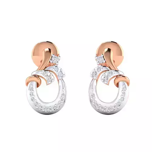 Women earrings 3dm jcd render detail 3D print model 3D print model