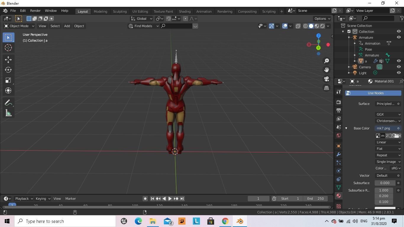 Iron man 3d model  Free 3D model_2