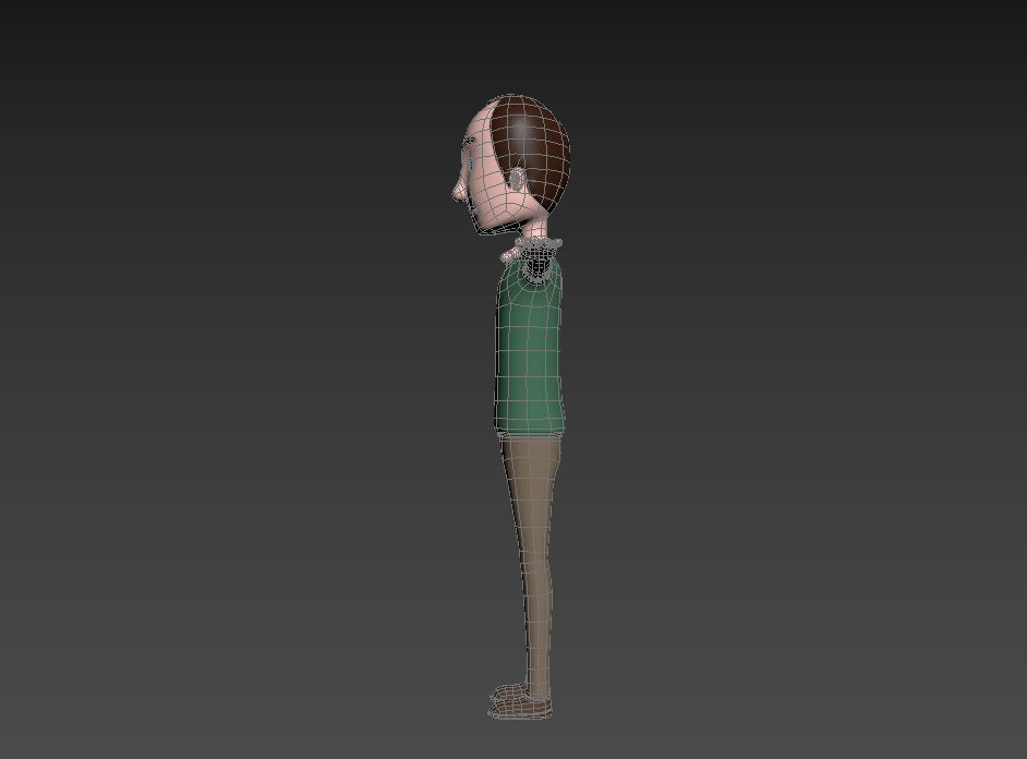 CartoonMan044 Man 3D model_18