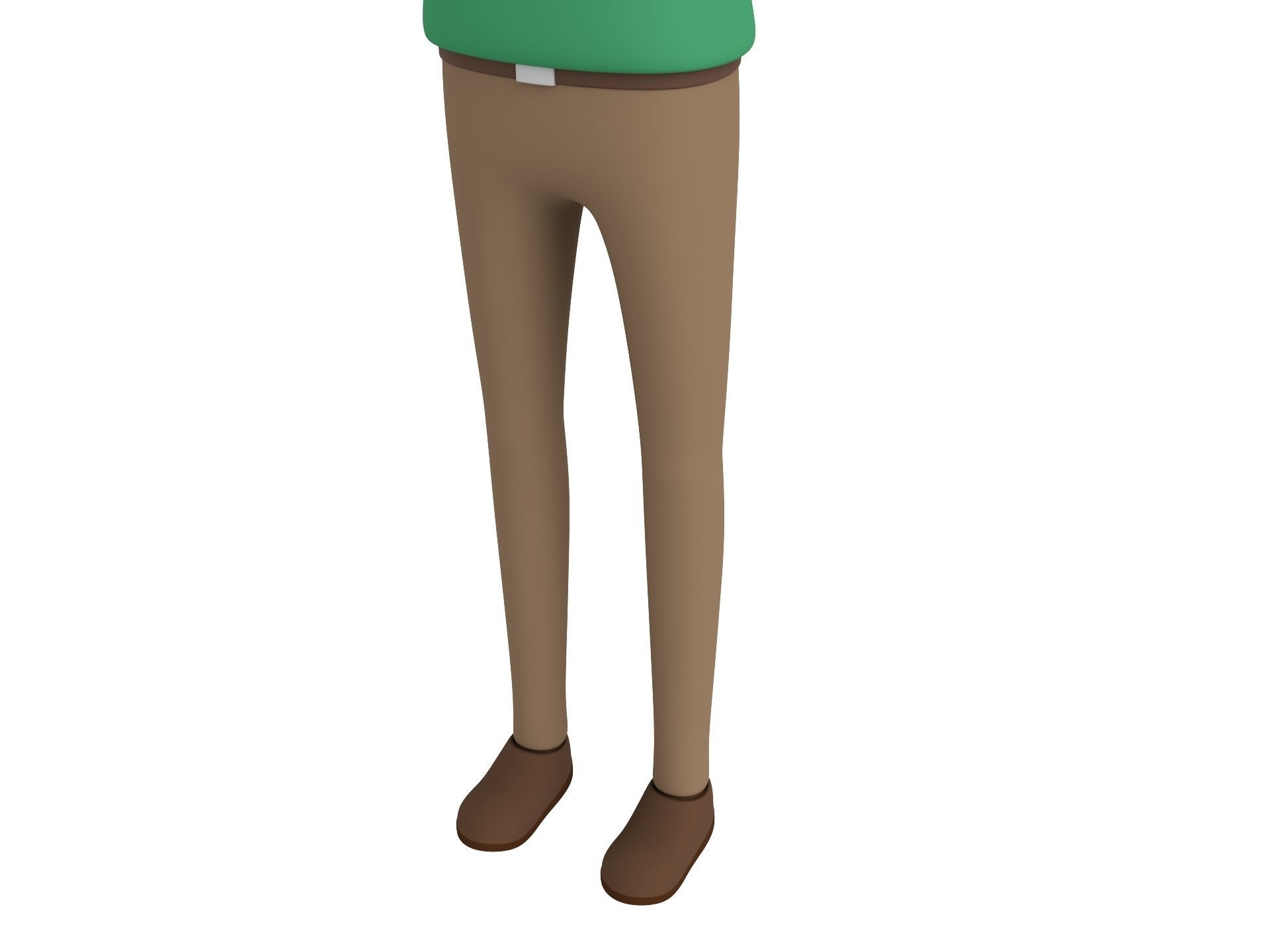 CartoonMan044 Man 3D model_7