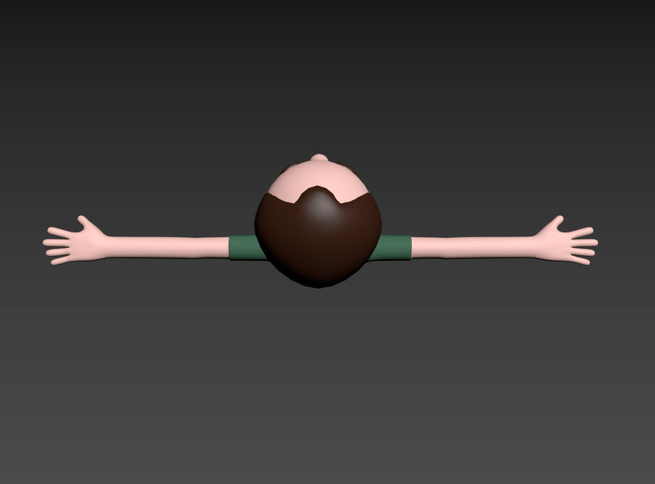 CartoonMan044 Man 3D model_21