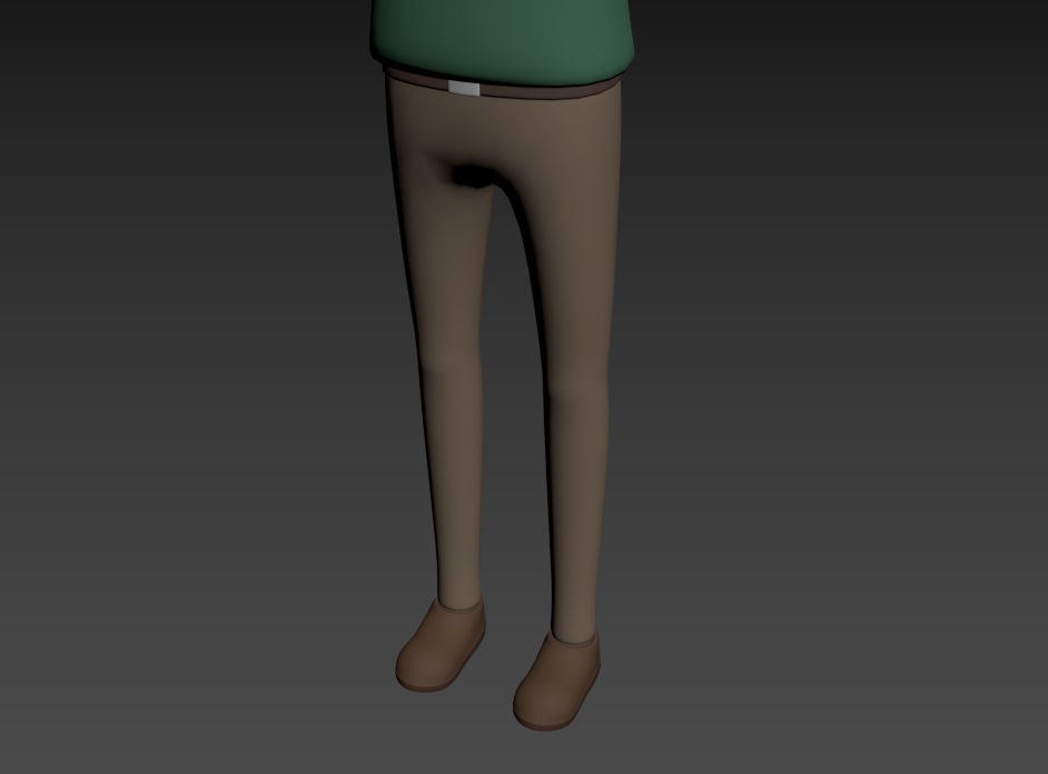 CartoonMan044 Man 3D model_15