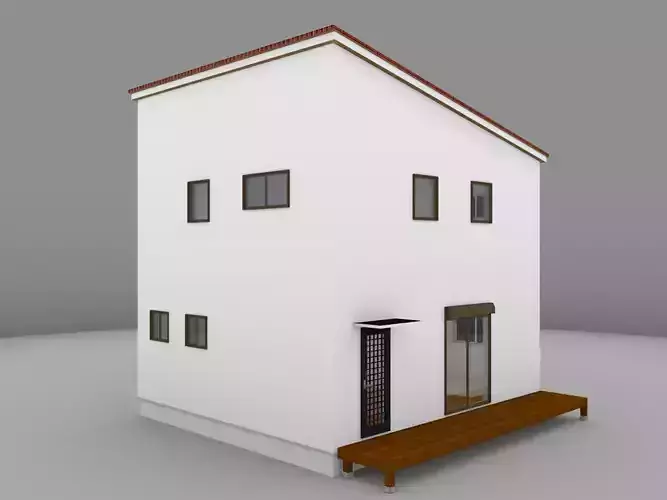 House model for background 12