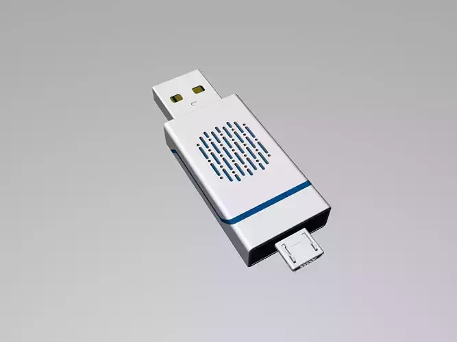 Blue and black OTG U Disk C