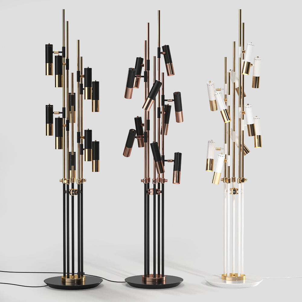 Delightfull IKE floor 10 lamps 3D model_1