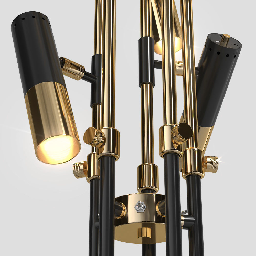 Delightfull IKE floor 10 lamps 3D model_2